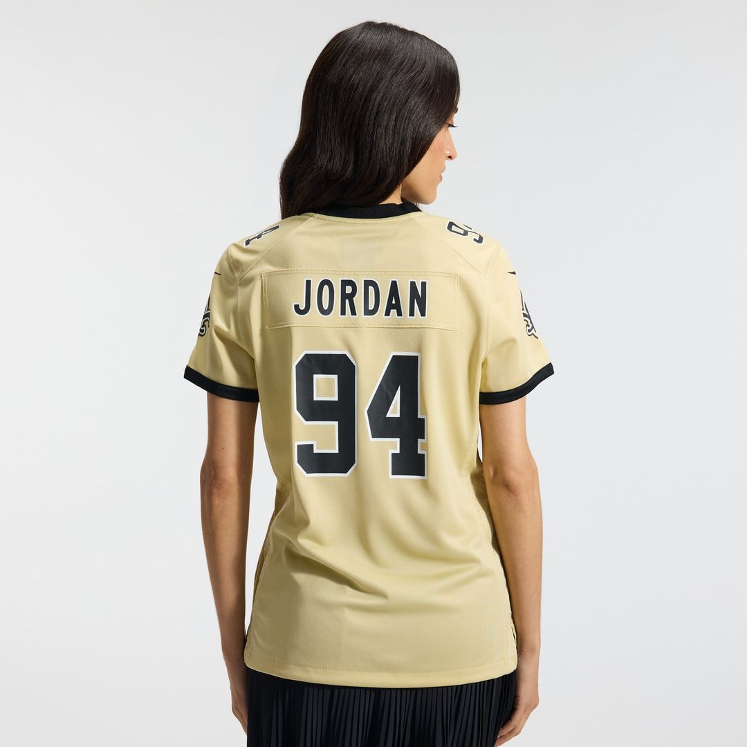 Cameron Jordan New Orleans Saints Women's Gameday Golds Alternate Game Player Jersey - Gold