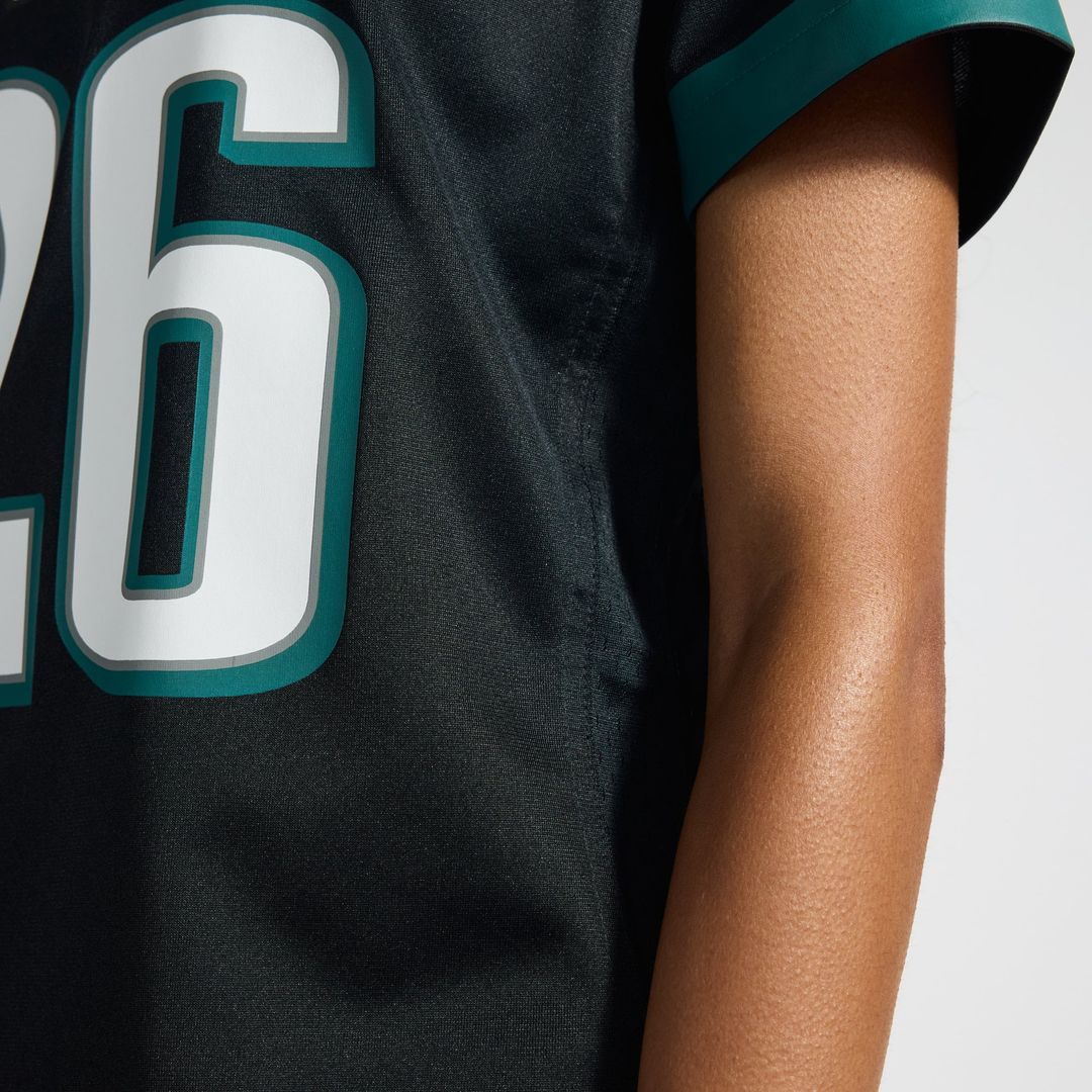Saquon Barkley Philadelphia Eagles Women's Game Jersey - White
