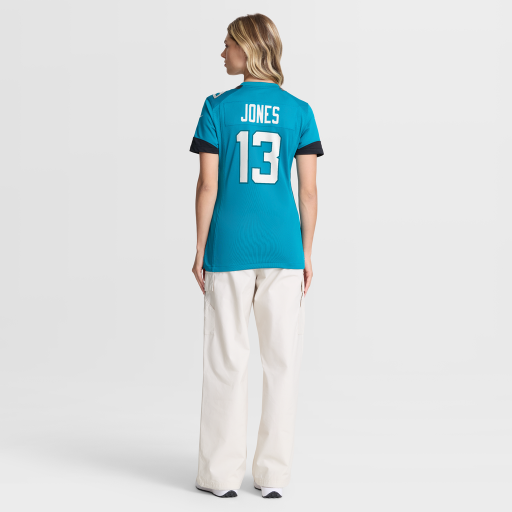 Tim Jones Jacksonville Jaguars Women's Team Game Jersey - Teal