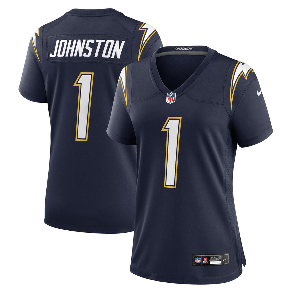 Quentin Johnston Los Angeles Chargers Women's Alternate Super Chargers Game Jersey - Navy