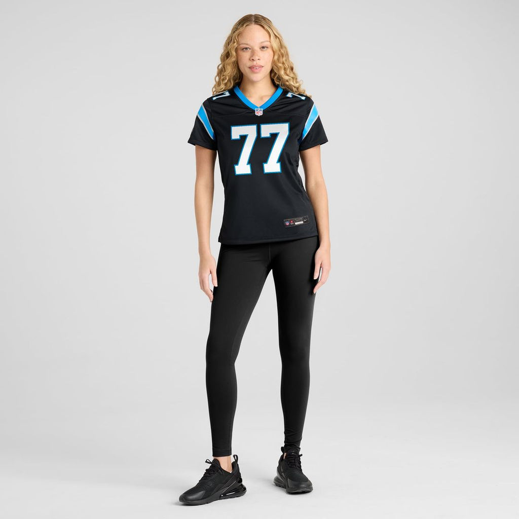 Yosh Nijman Carolina Panthers Women's Game Jersey - Black