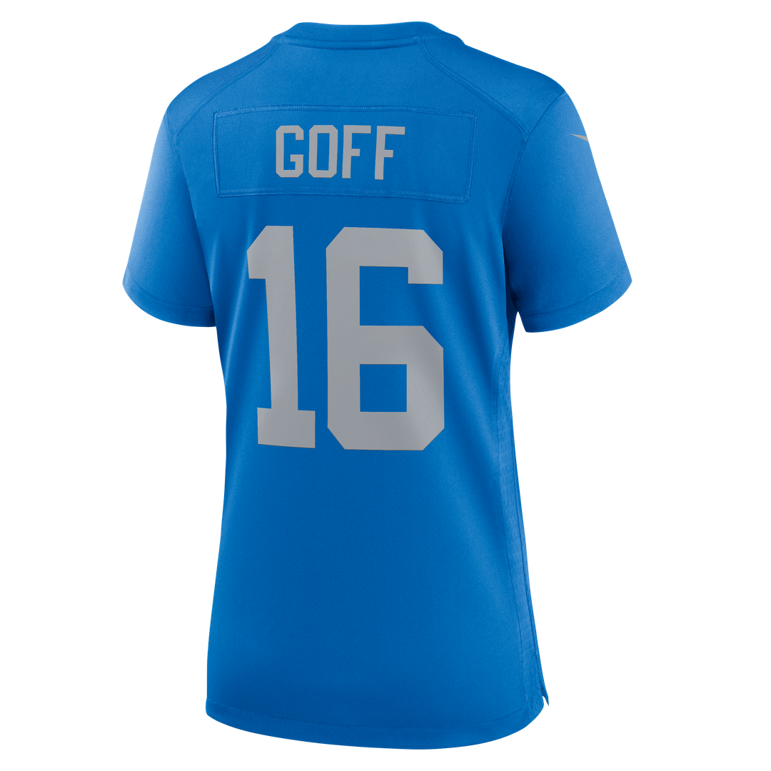 Jared Goff Detroit Lions Women's Alternate Game Jersey - Blue