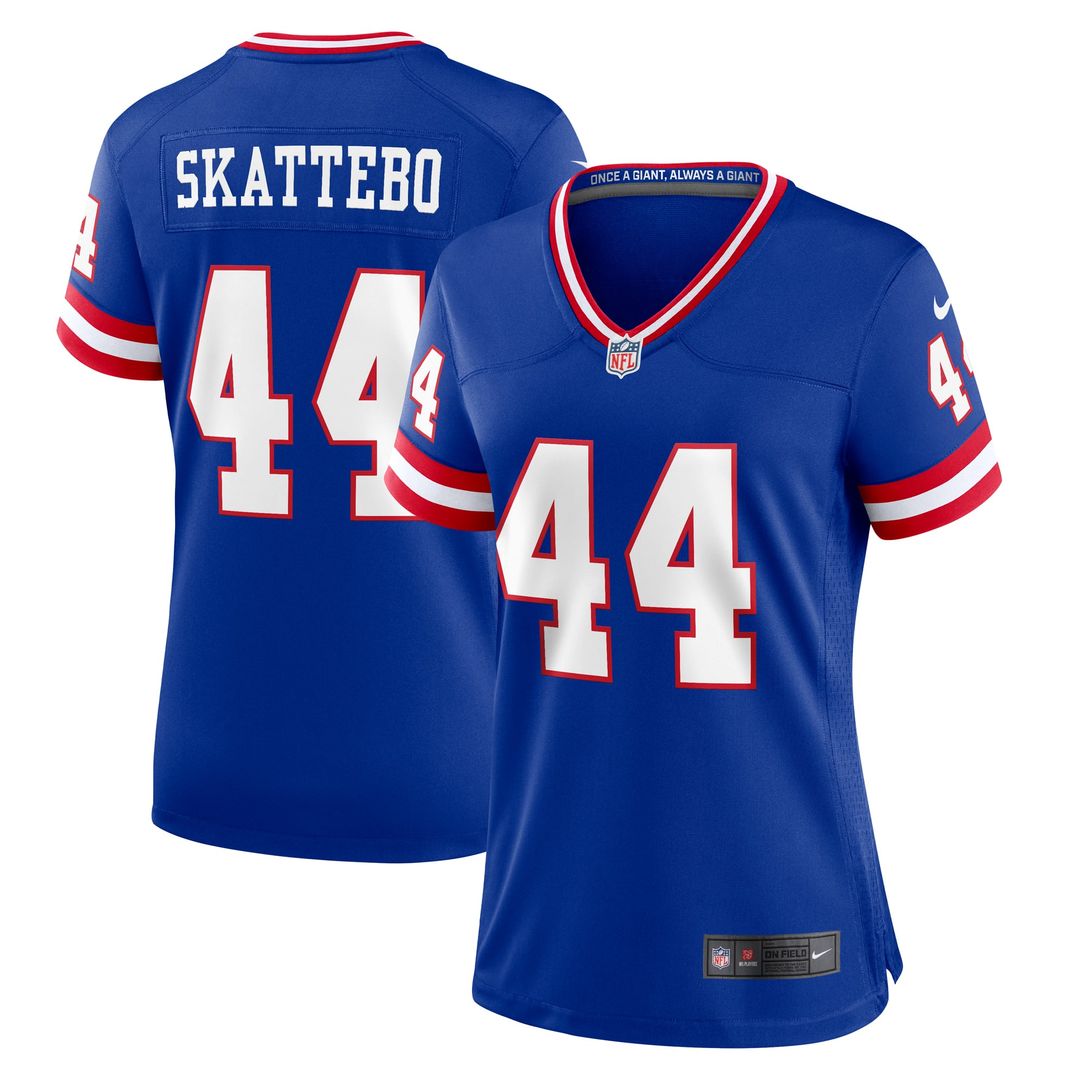 Cam Skattebo New York Giants Women's Alternate 2 Legacy Game Jersey - Royal