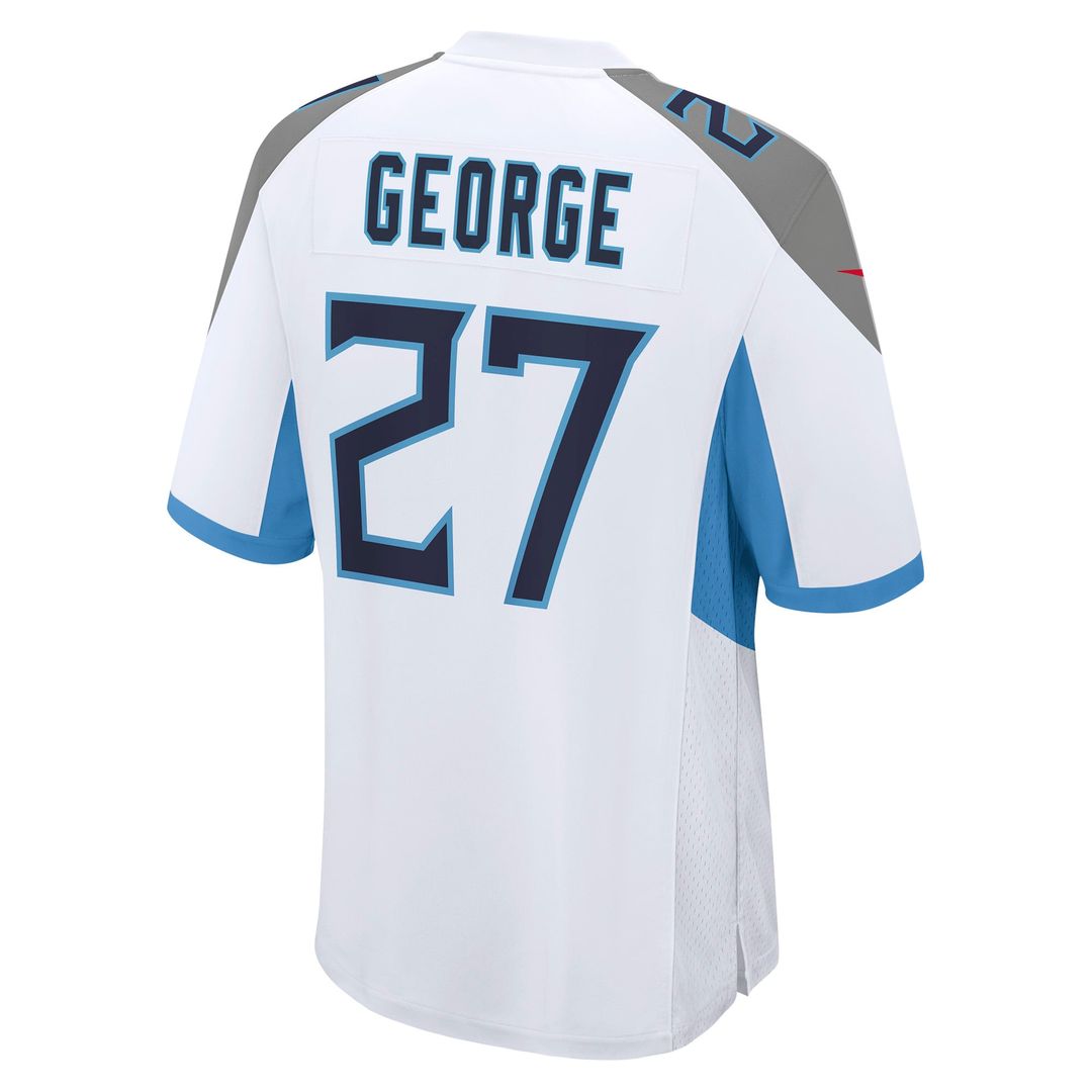 Eddie George Tennessee Titans Retired Player Game Jersey - White