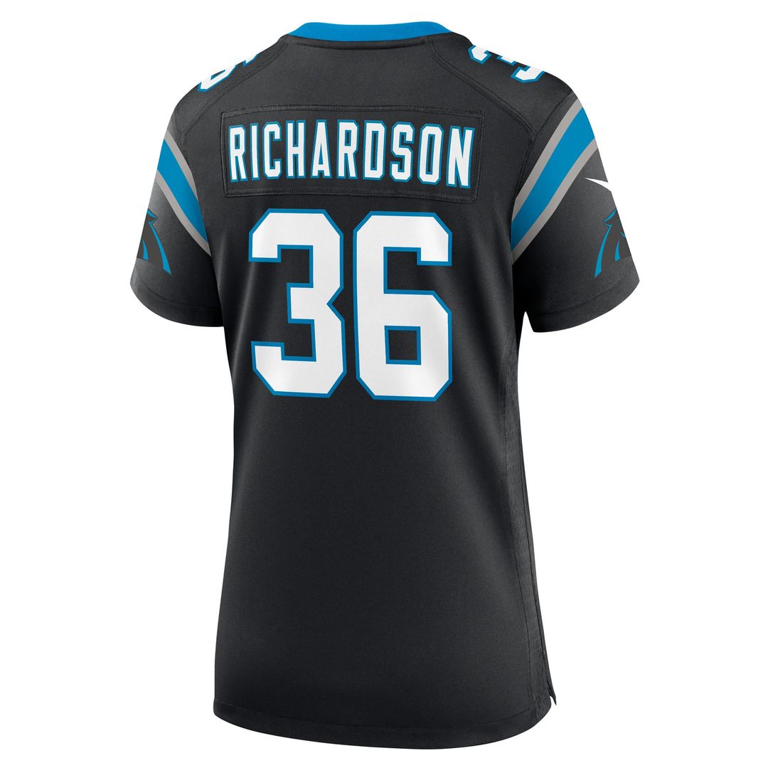 Demani Richardson Carolina Panthers Women's Team Game Jersey - Black