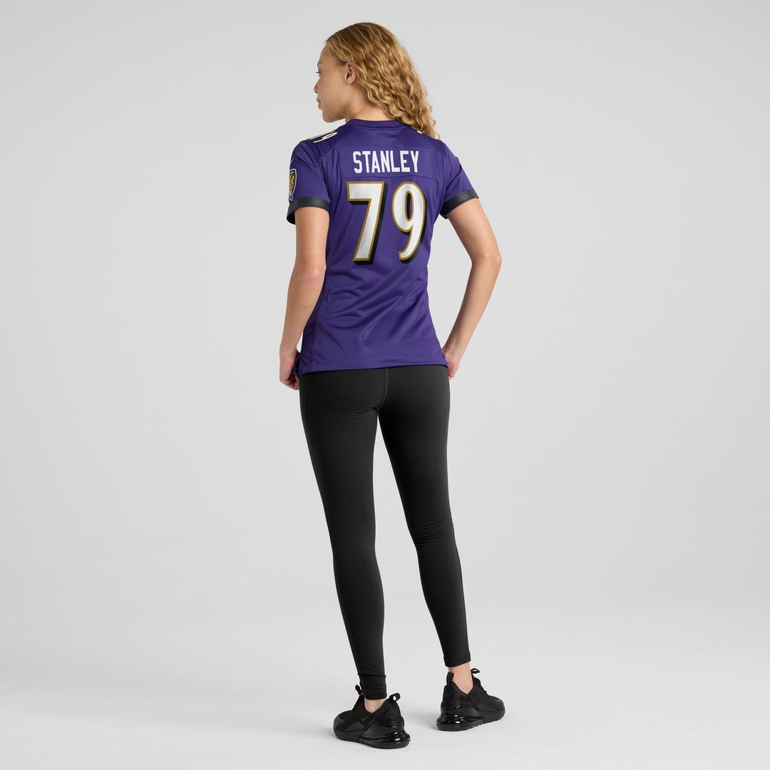 Ronnie Stanley Baltimore Ravens Women's Game Jersey - Purple