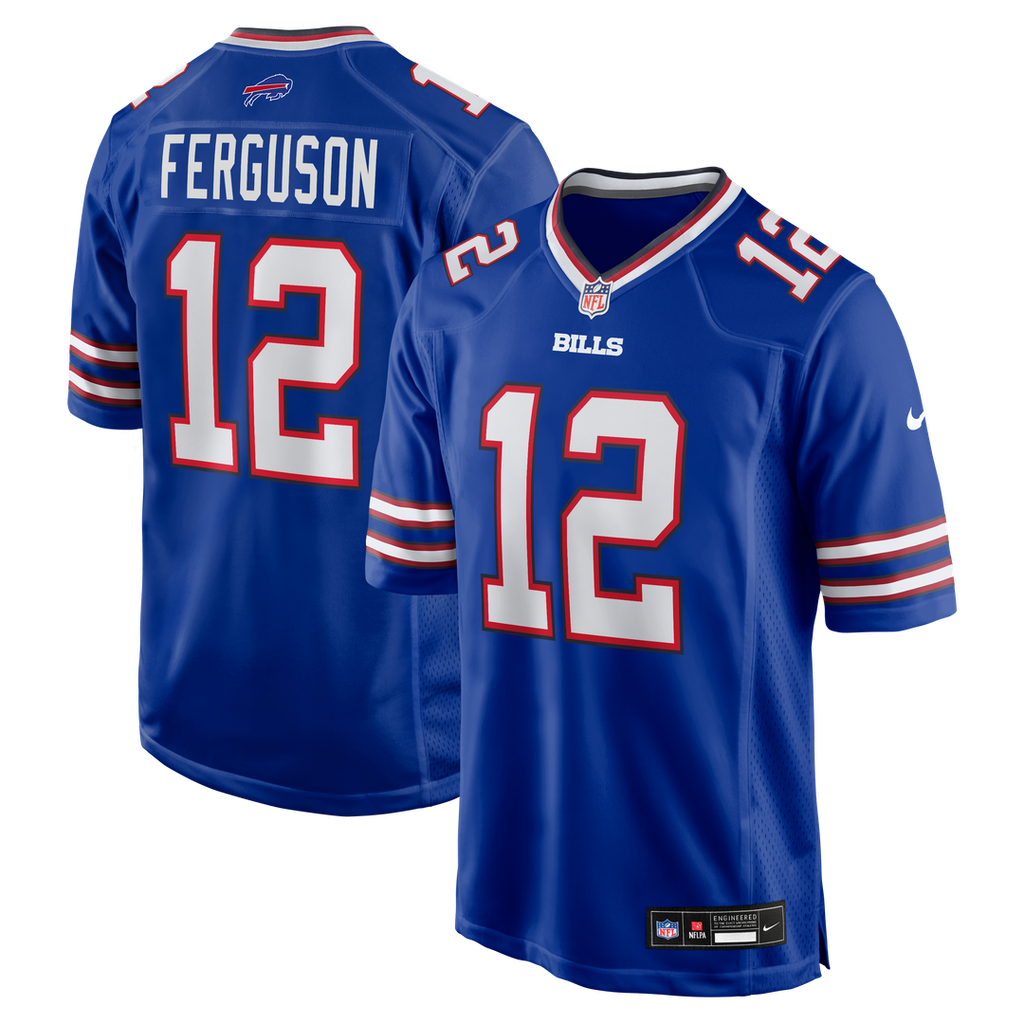 Joe Ferguson Buffalo Bills Game Retired Player Jersey - Royal