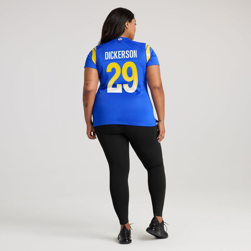 Eric Dickerson Los Angeles Rams Women's Game Retired Player Jersey - Royal