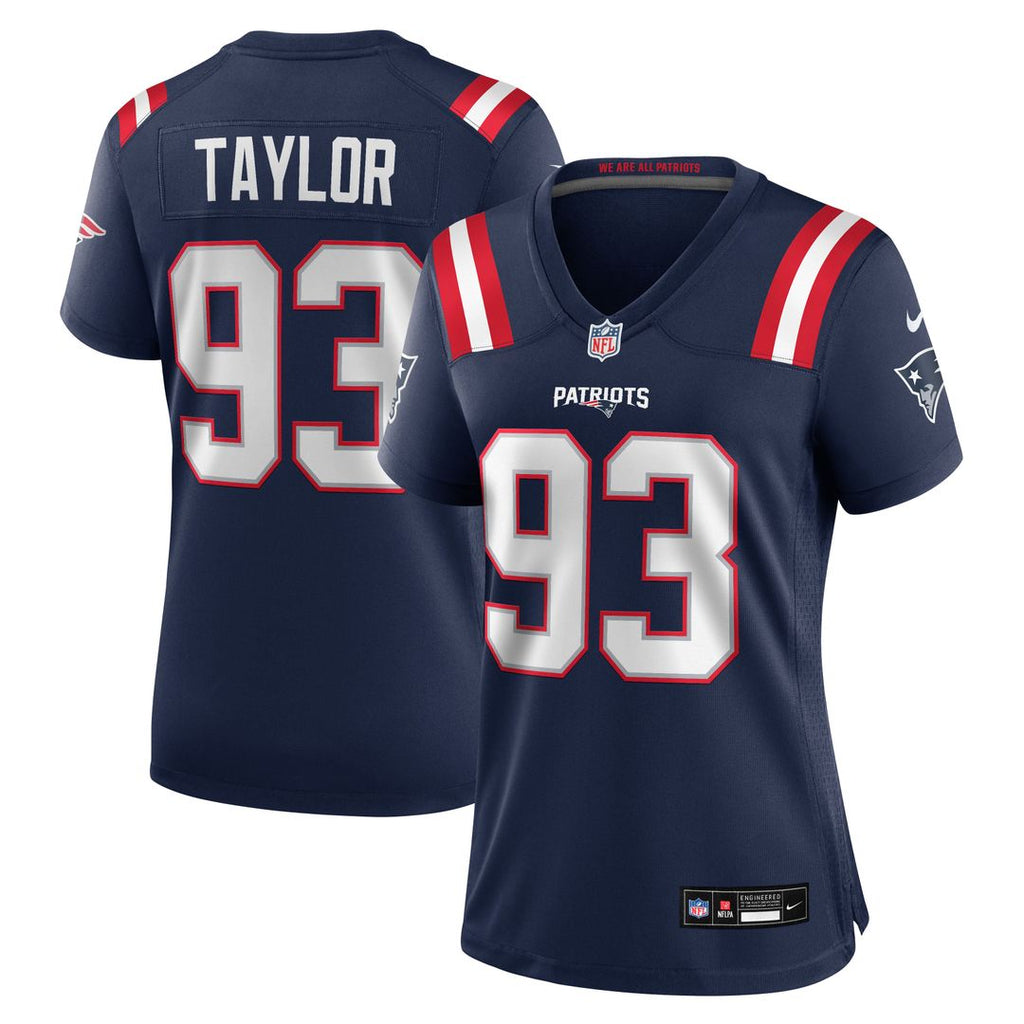 Leonard Taylor New England Patriots Women's Team Game Jersey - Navy