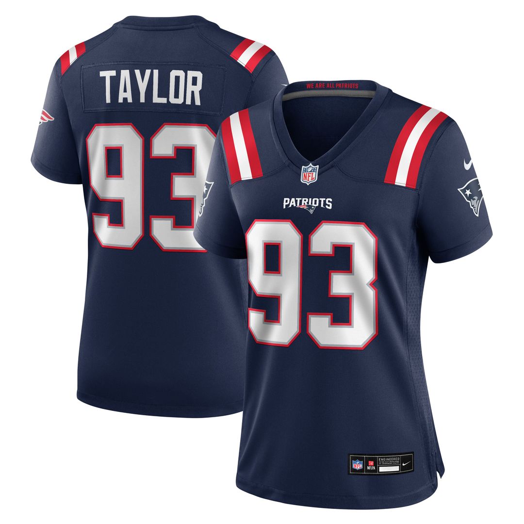 Leonard Taylor New England Patriots Women's Team Game Jersey - Navy