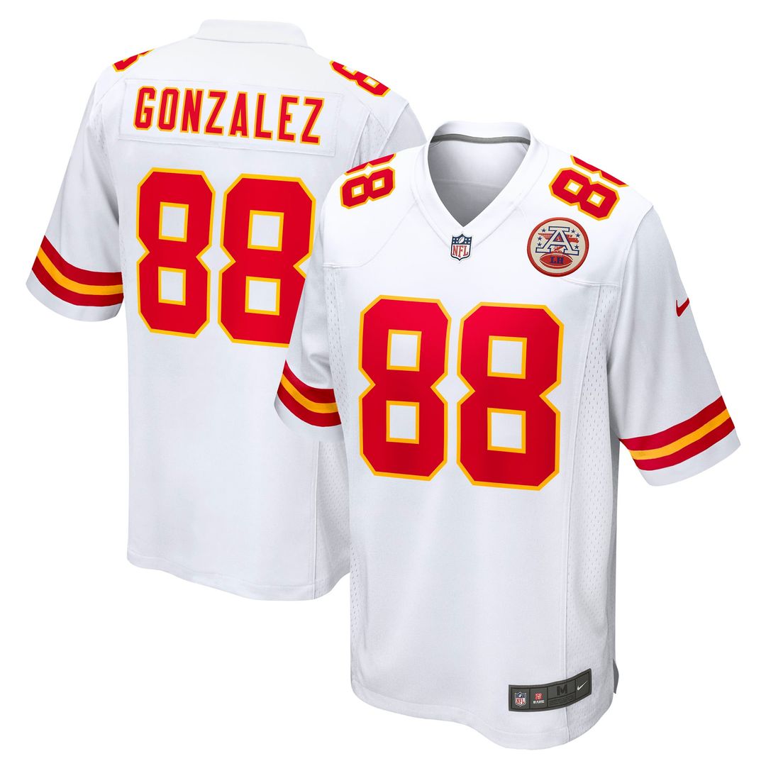 Tony Gonzalez Kansas City Chiefs Game Retired Player Jersey - Red