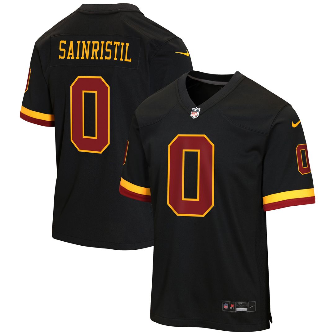 Mike Sainristil Washington Commanders Youth Alternate 2 Game Jersey - White