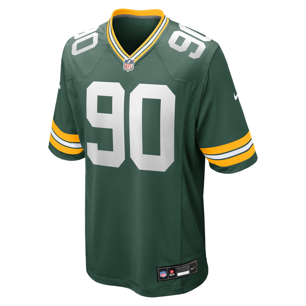Lukas Van Ness Green Bay Packers Game Jersey - Green