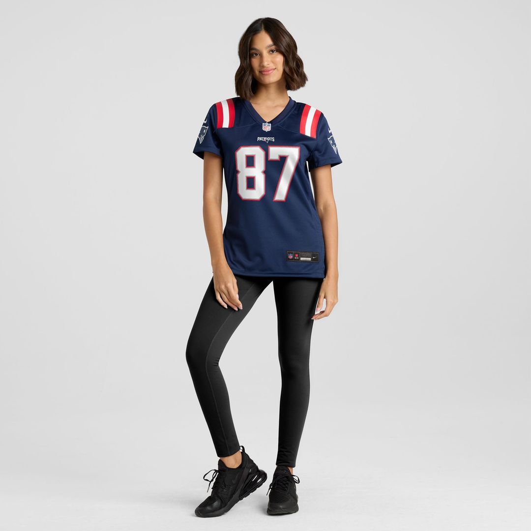 Rob Gronkowski New England Patriots Women's Team Retired Player Game Jersey - Navy