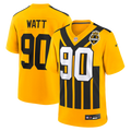 T.J. Watt Pittsburgh Steelers Alternate 1933 Throwback Game Jersey - Gold