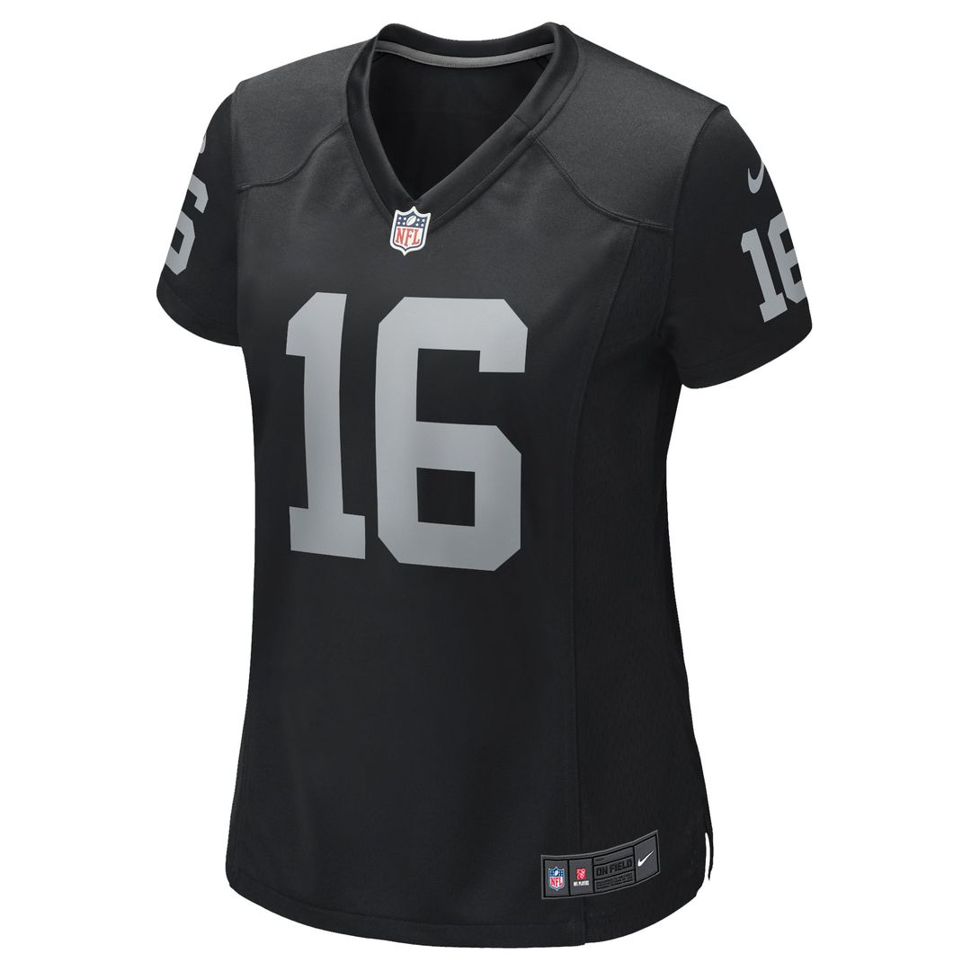 Jim Plunkett Las Vegas Raiders Women's Game Retired Player Jersey - Black