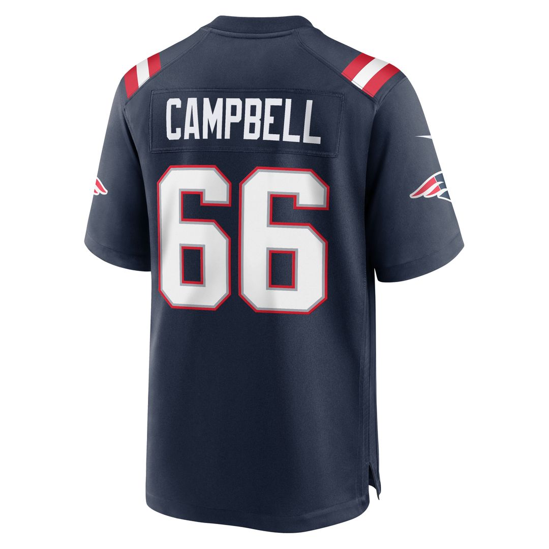 Will Campbell New England Patriots Team Game Jersey - Navy