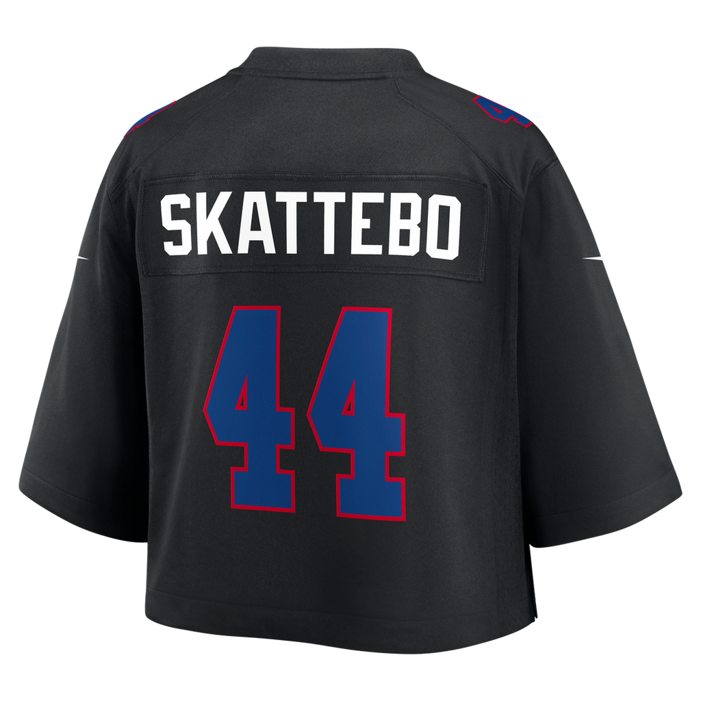 Cam Skattebo New York Giants Women's Cropped Fashion Game Jersey - Black