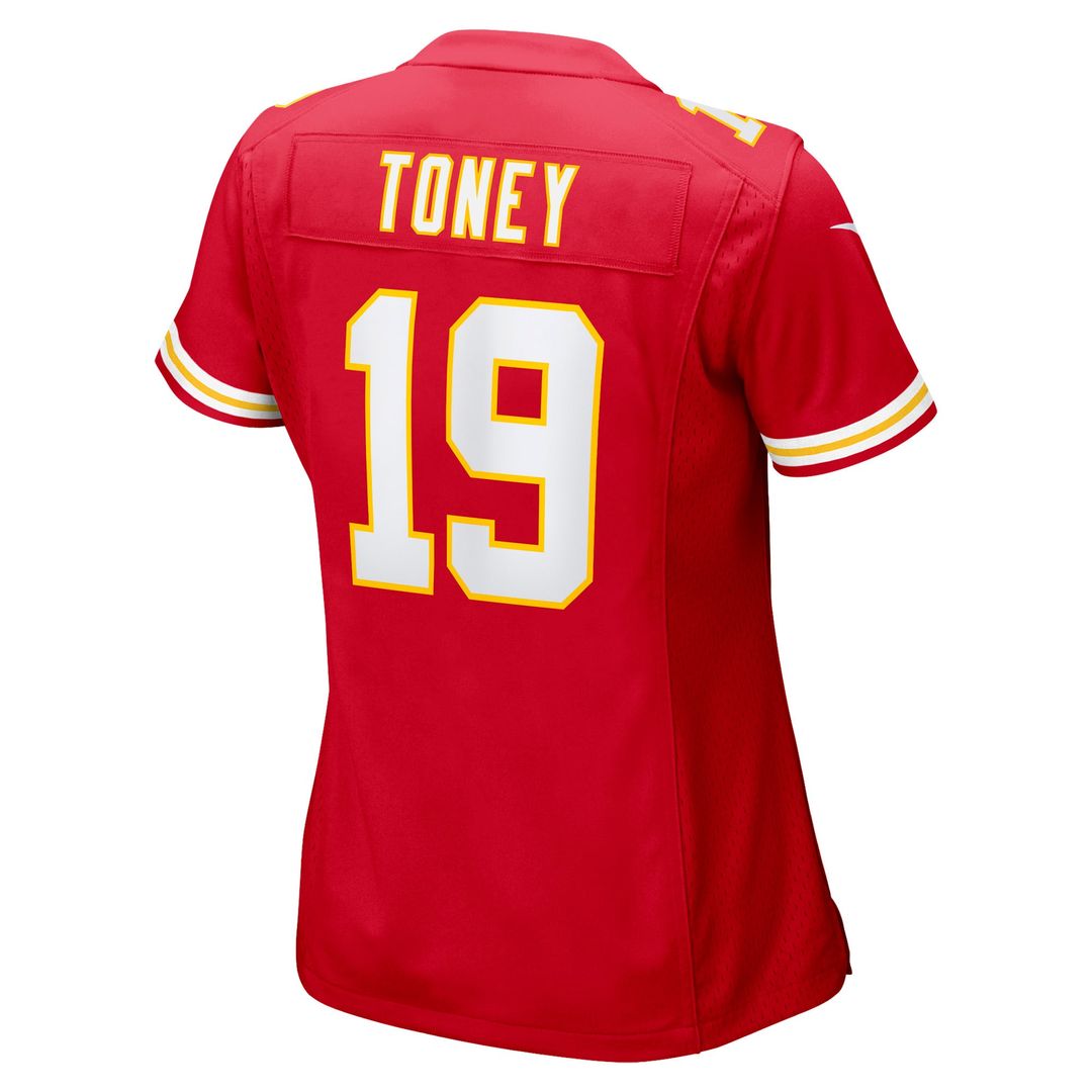 Kadarius Toney Kansas City Chiefs Women's Game Player Jersey - Red