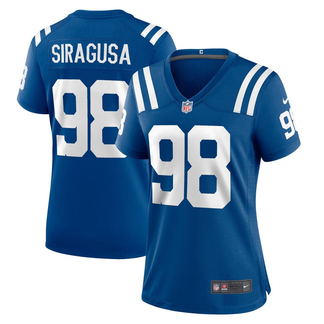 Tony Siragusa Indianapolis Colts Women's Indiana Nights Alternate Game Jersey - Royal