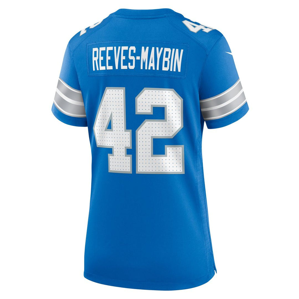 Jalen Reeves - Maybin Detroit Lions Women's Team Game Jersey - Blue