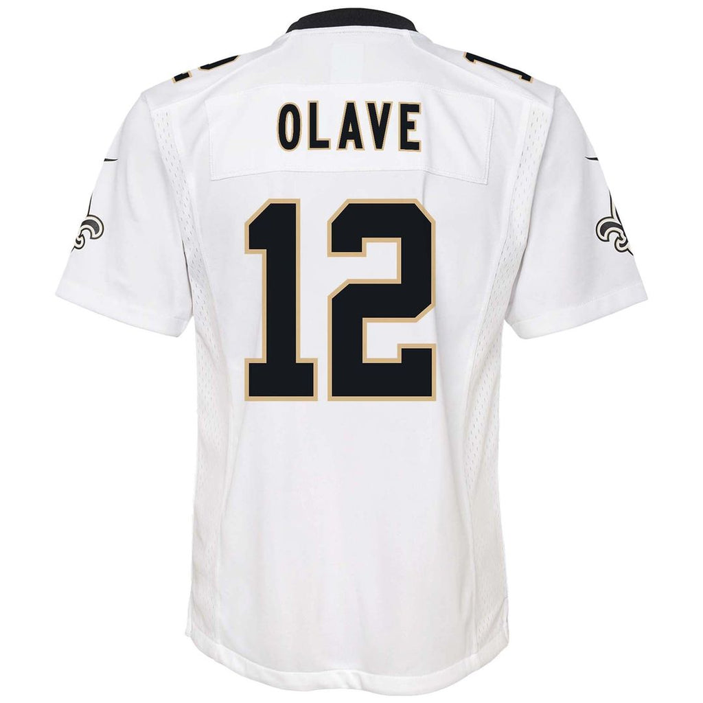 Chris Olave New Orleans Saints Youth Game Jersey - White
