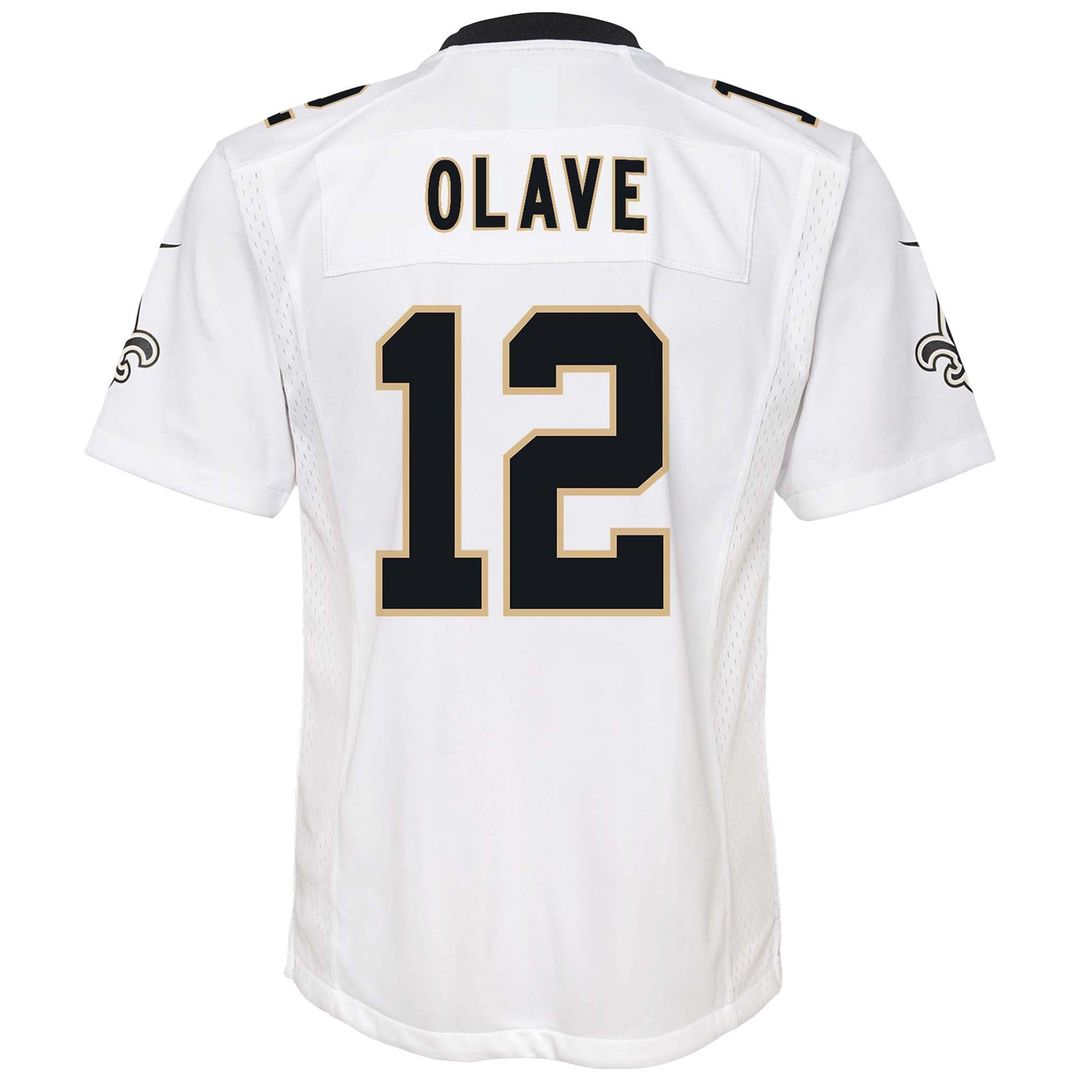 Chris Olave New Orleans Saints Youth Game Jersey - White