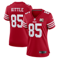George Kittle San Francisco 49ers Women's 80th Anniversary Game Jersey - Scarlet