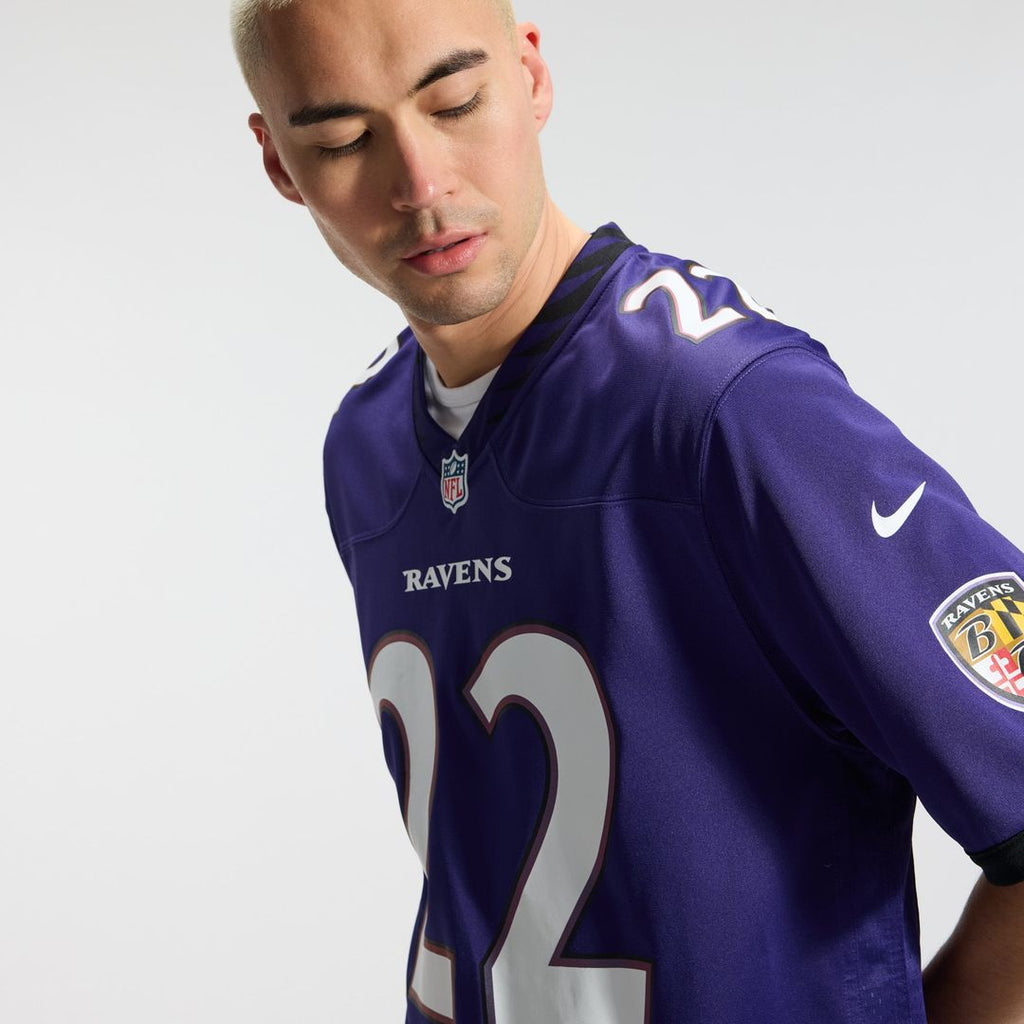 Derrick Henry Baltimore Ravens Team Game Jersey - Purple
