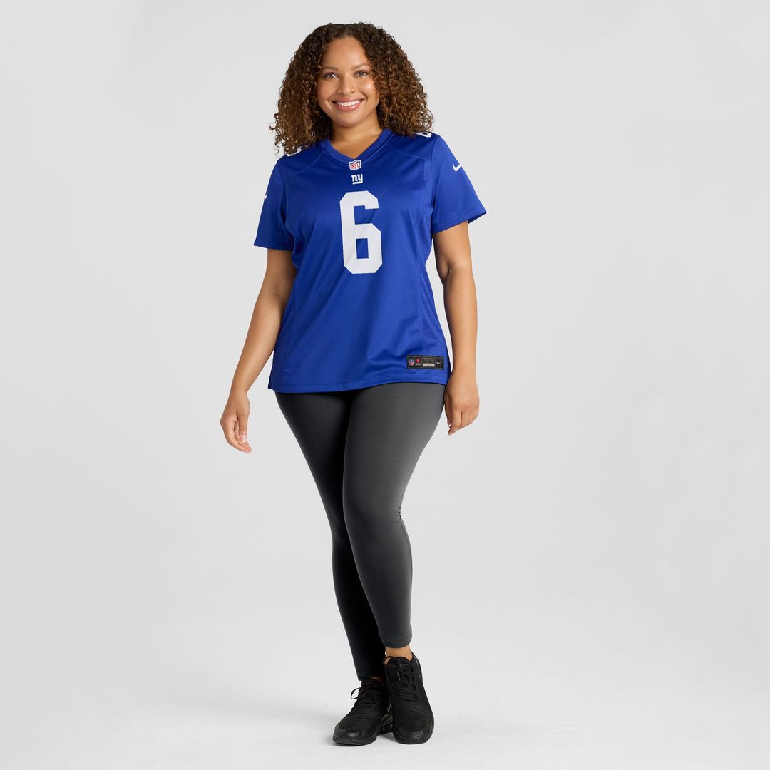 Jaxson Dart New York Giants Women's Team Game Jersey - Royal