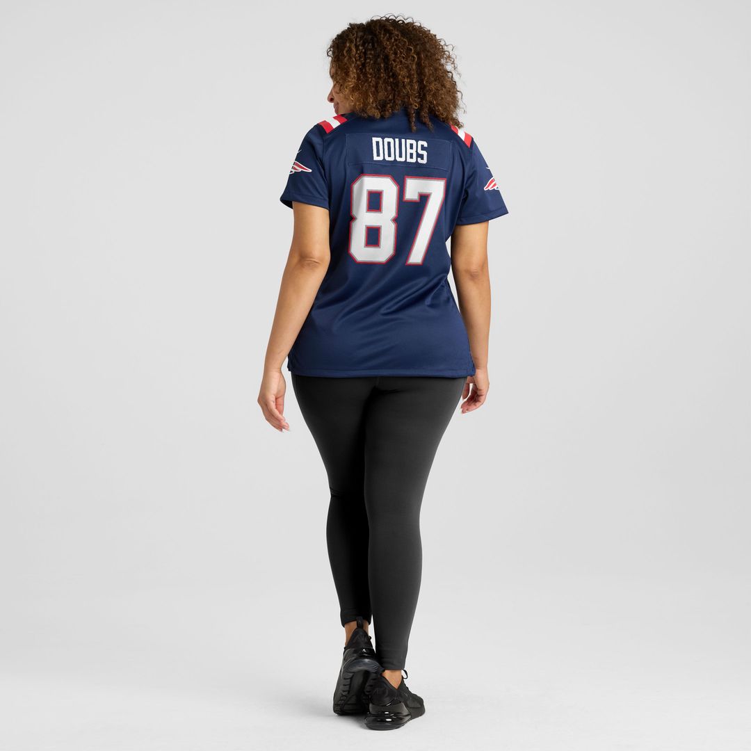 Romeo Doubs New England Patriots Women's Team Game Jersey - Navy