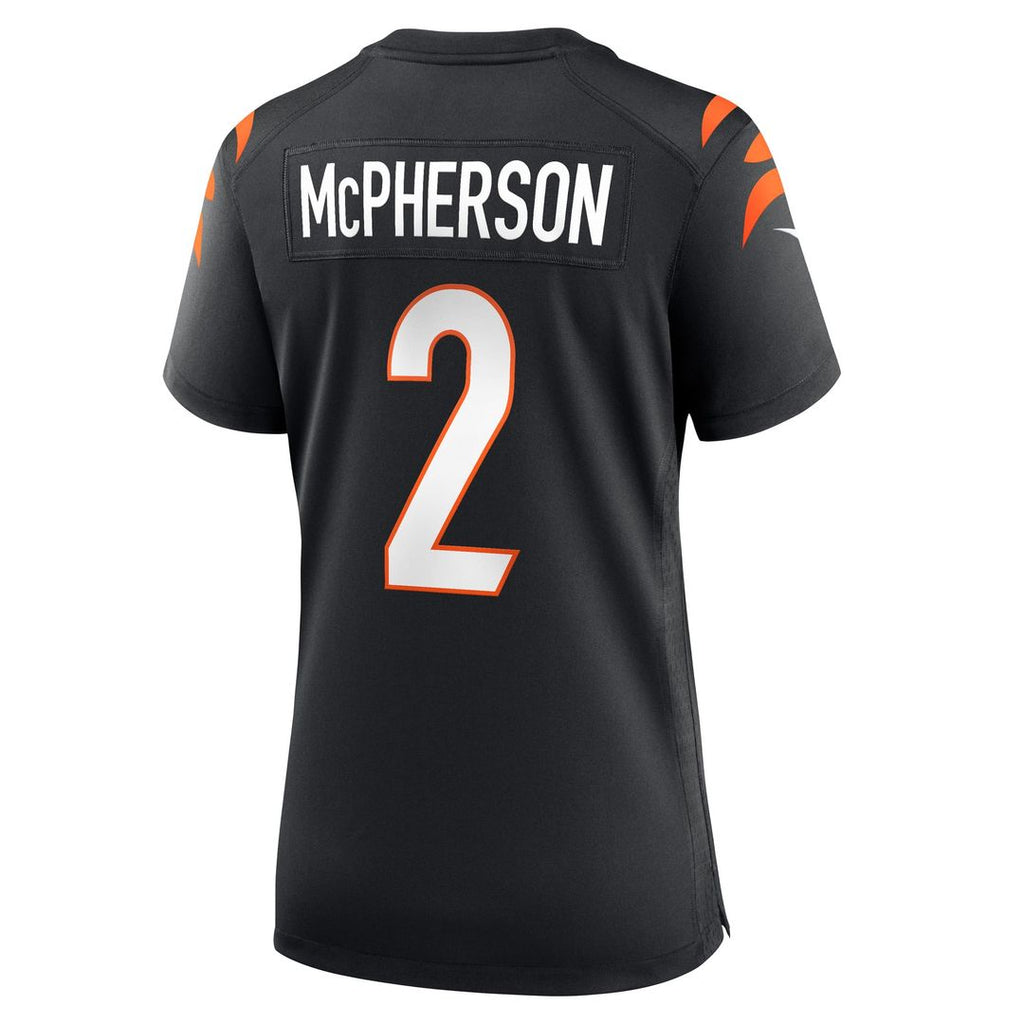 Evan McPherson Cincinnati Bengals Women's Game Jersey - Black