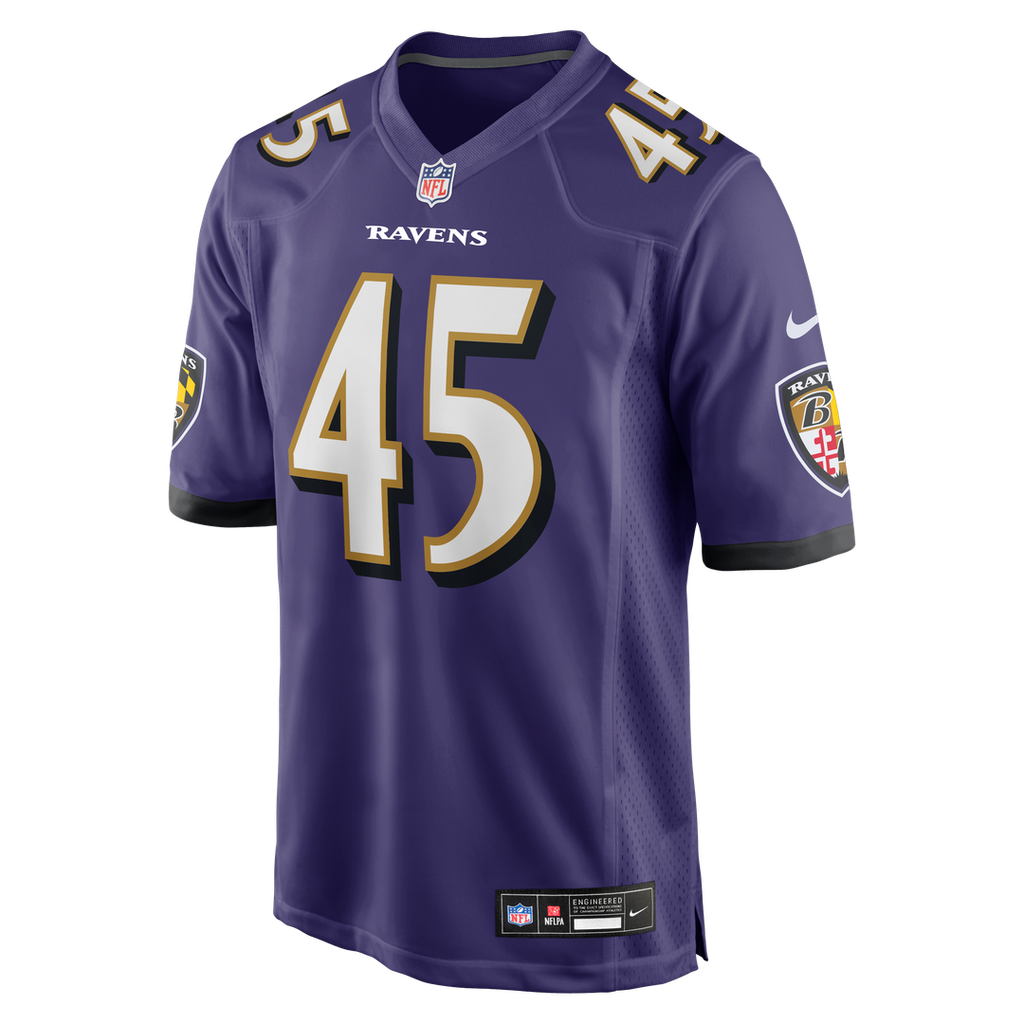 Mike Green Baltimore Ravens Team Game Jersey - Purple