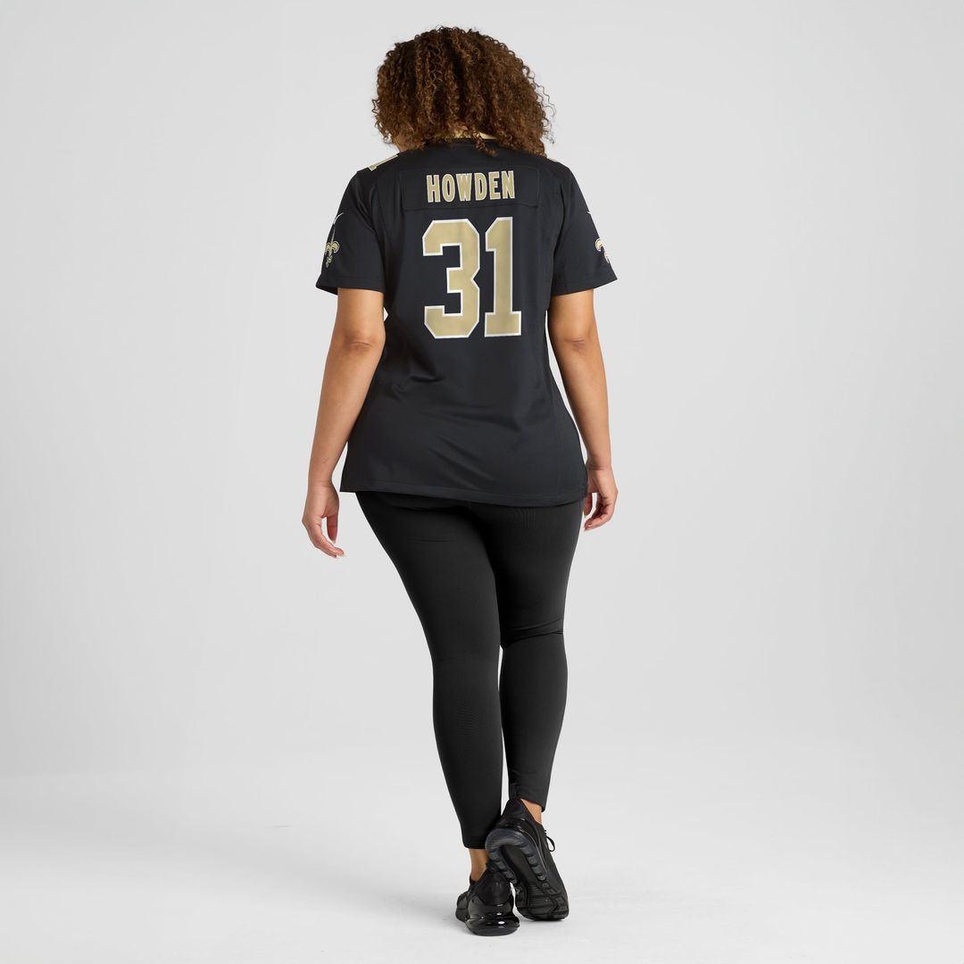 Jordan Howden New Orleans Saints Women's Team Game Jersey - Black