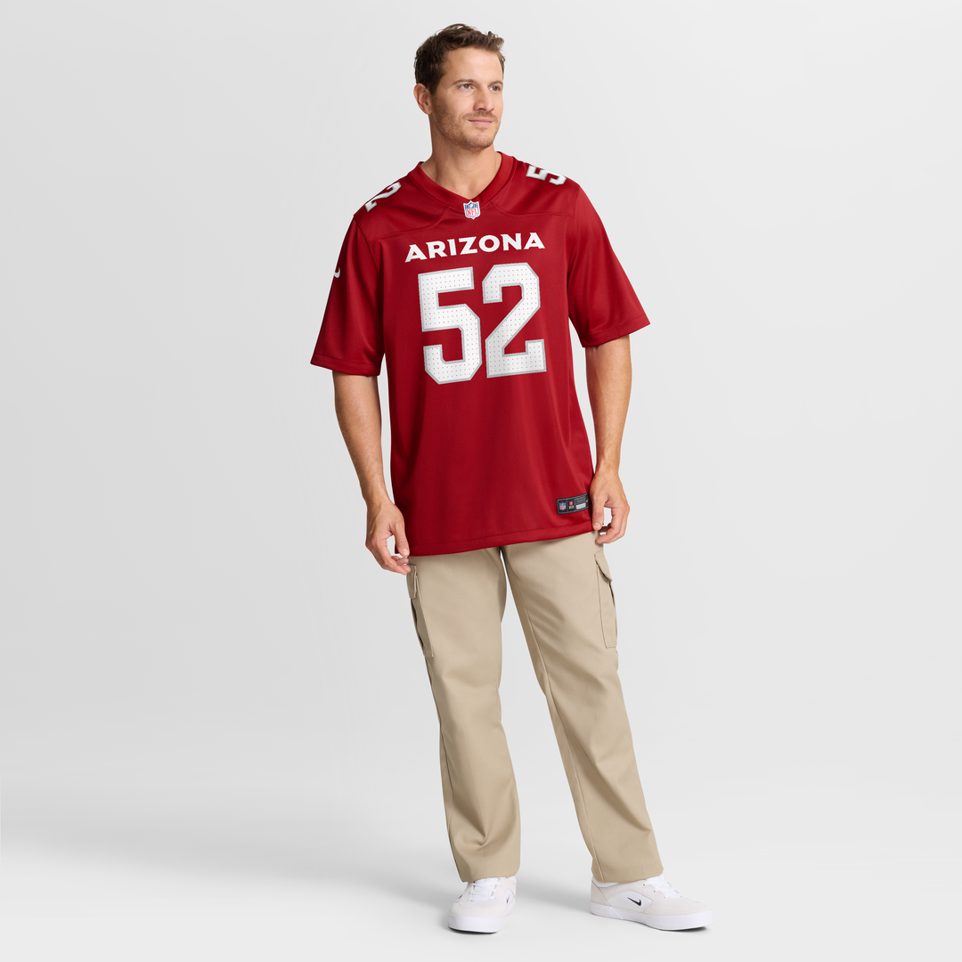 Jordan Burch Arizona Cardinals Team Game Jersey - Cardinal