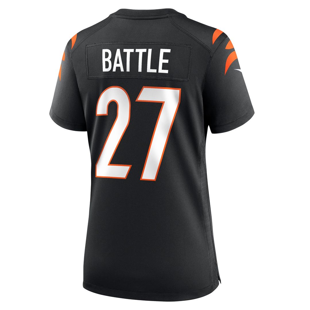 Jordan Battle Cincinnati Bengals Women's Team Game Jersey - Black