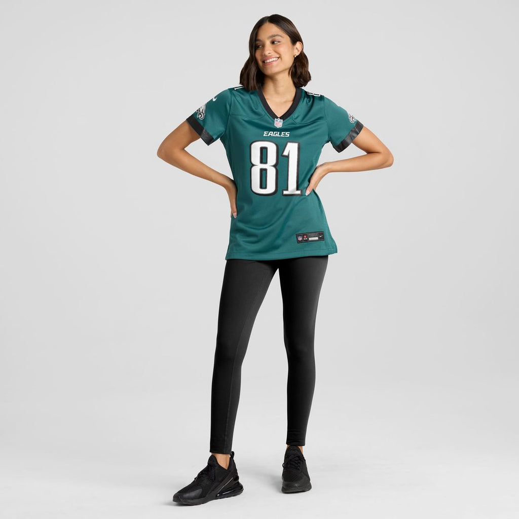 Grant Calcaterra Philadelphia Eagles Women's Team Game Jersey - Midnight Green