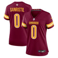 Mike Sainristil Washington Commanders Women's Team Game Jersey - Burgundy