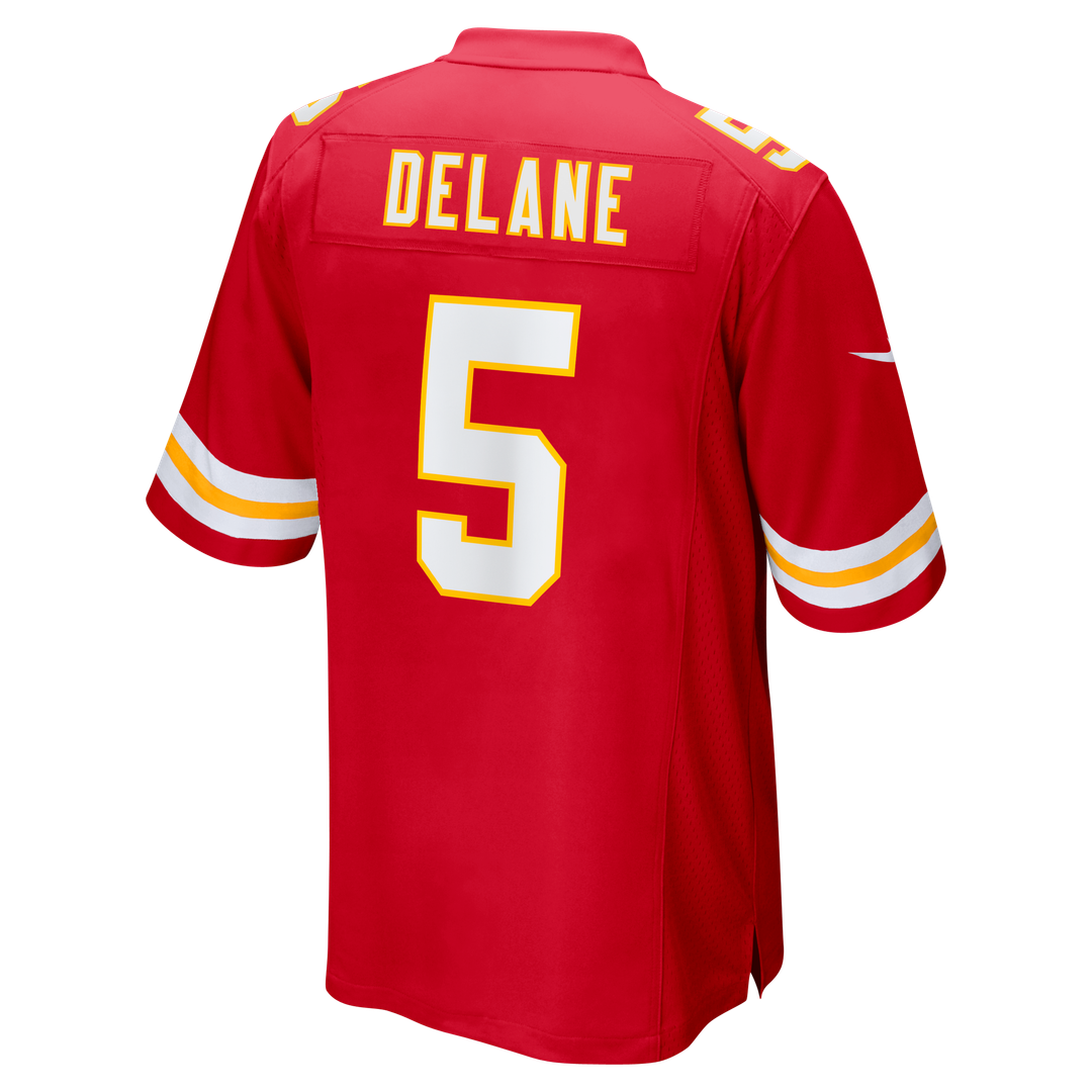 Mansoor Delane Kansas City Chiefs Team Game Jersey - Red