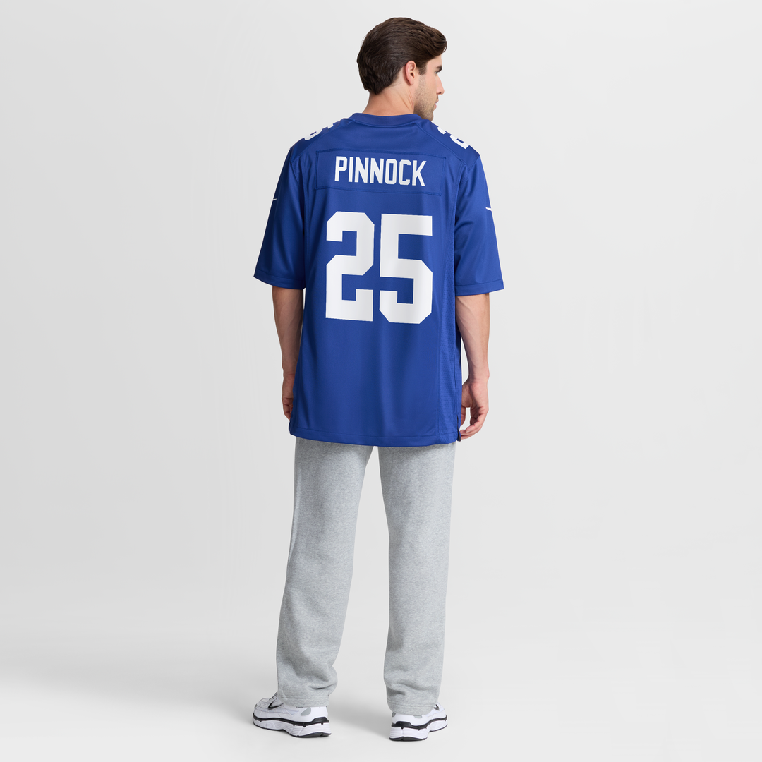 Jason Pinnock New York Giants Team Game Jersey - Royal