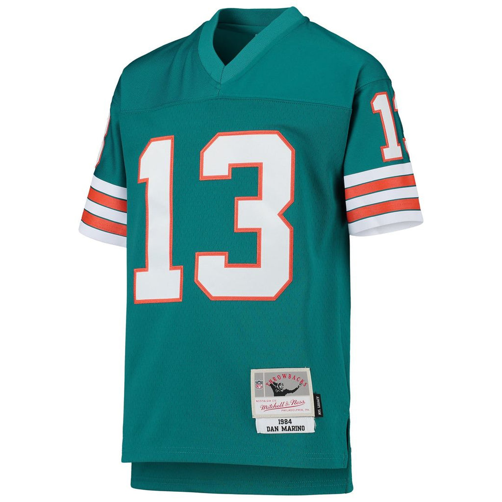 Dan Marino Miami Dolphins Youth 1984 Legacy Retired Player Jersey - Aqua