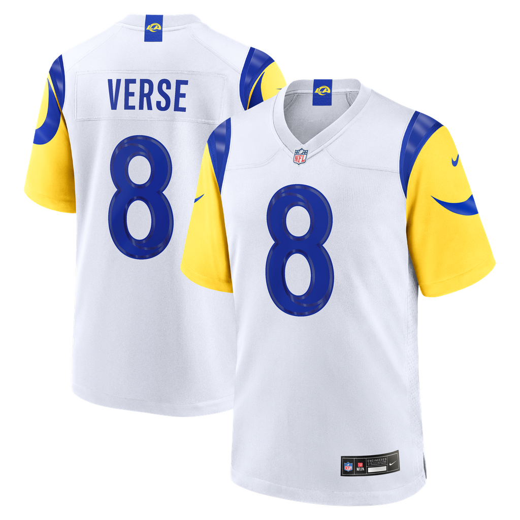 Jared Verse Los Angeles Rams White Game Player Jersey - White