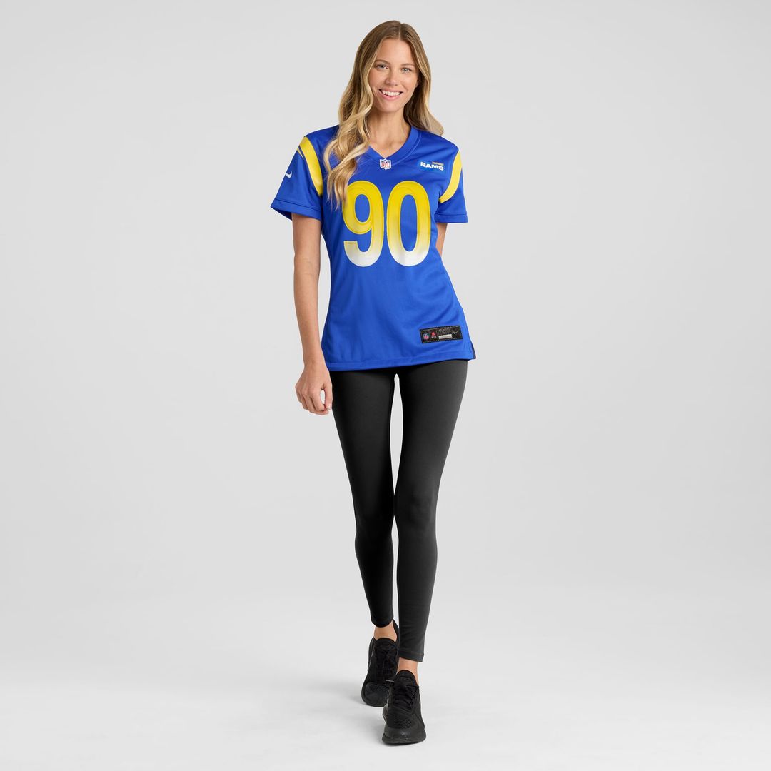 Tyler Davis Los Angeles Rams Women's Game Jersey - Royal