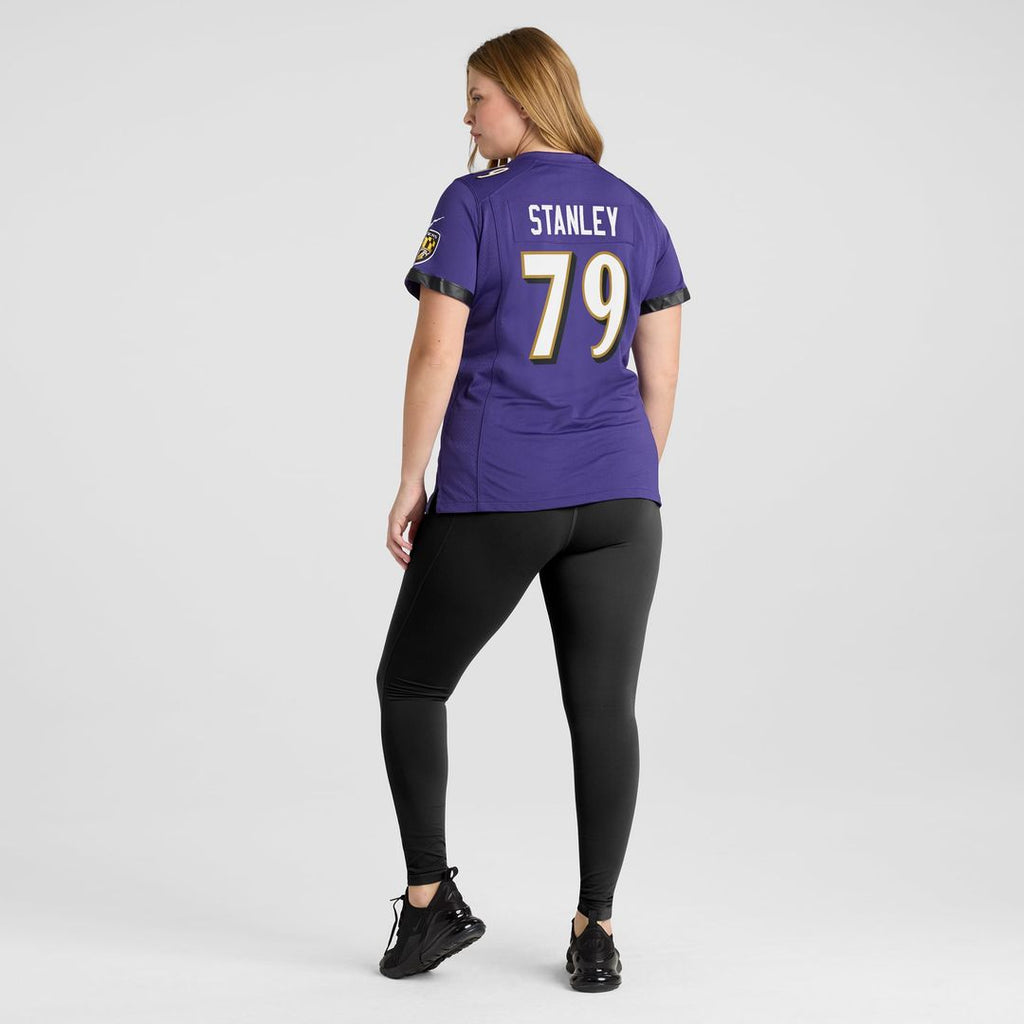 Ronnie Stanley Baltimore Ravens Women's Game Jersey - Purple