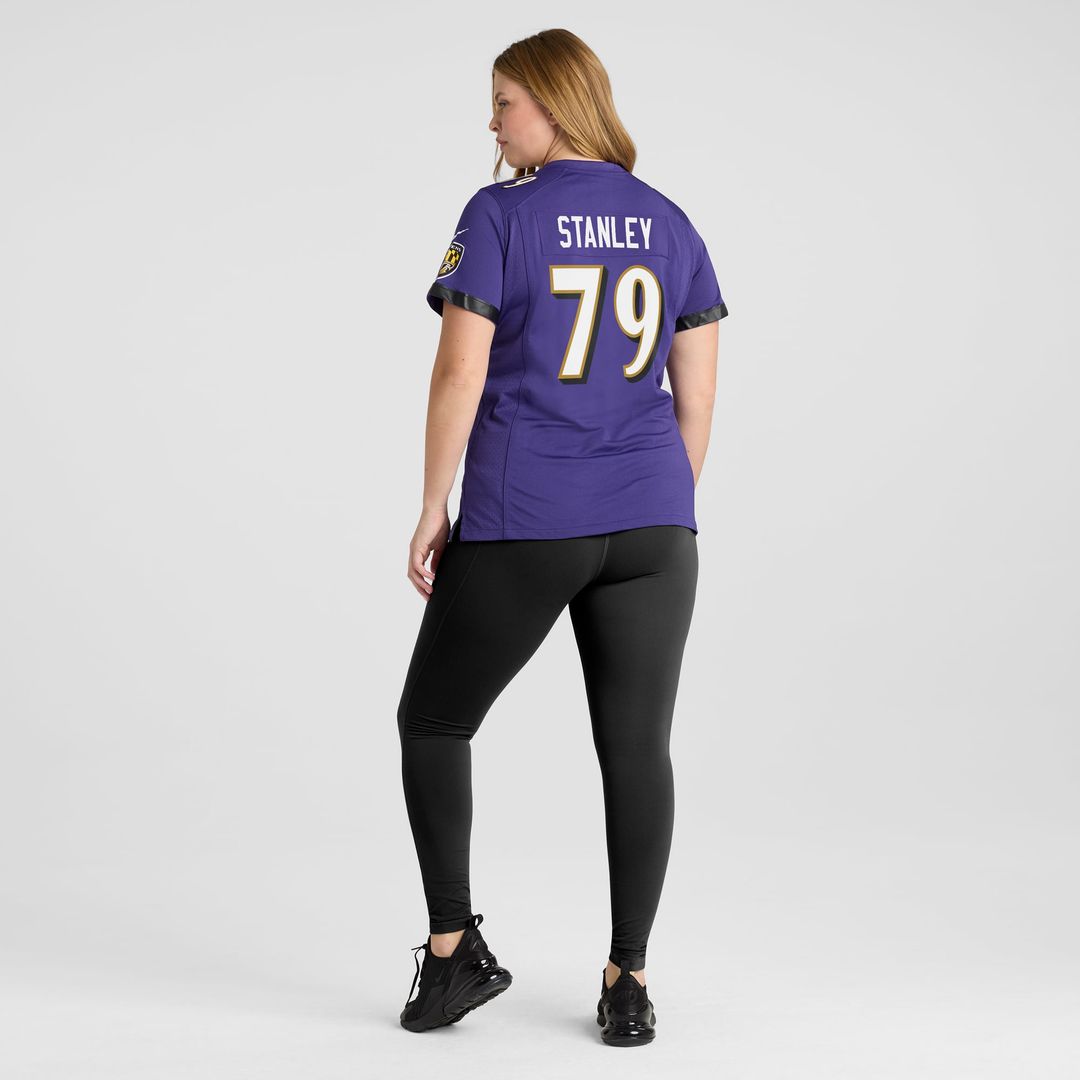 Ronnie Stanley Baltimore Ravens Women's Game Jersey - Purple