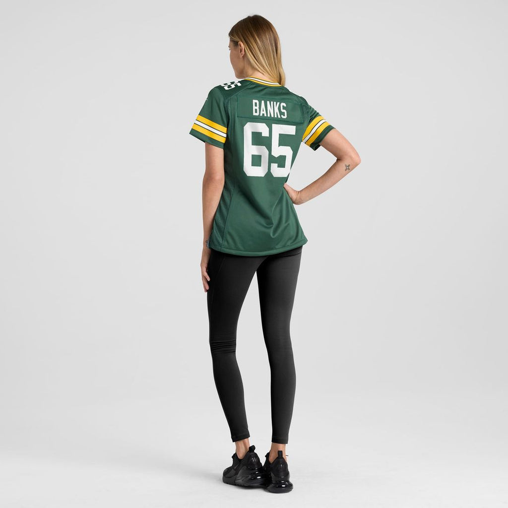 Aaron Banks Green Bay Packers Women's Team Game Jersey - Green