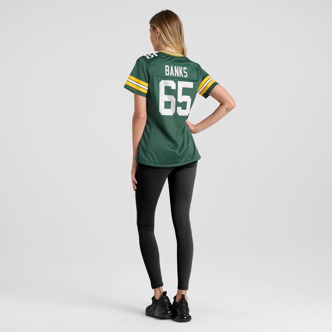 Aaron Banks Green Bay Packers Women's Team Game Jersey - Green