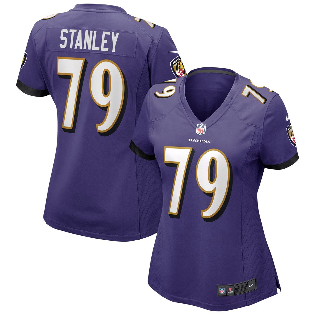 Ronnie Stanley Baltimore Ravens Women's Game Jersey - Purple