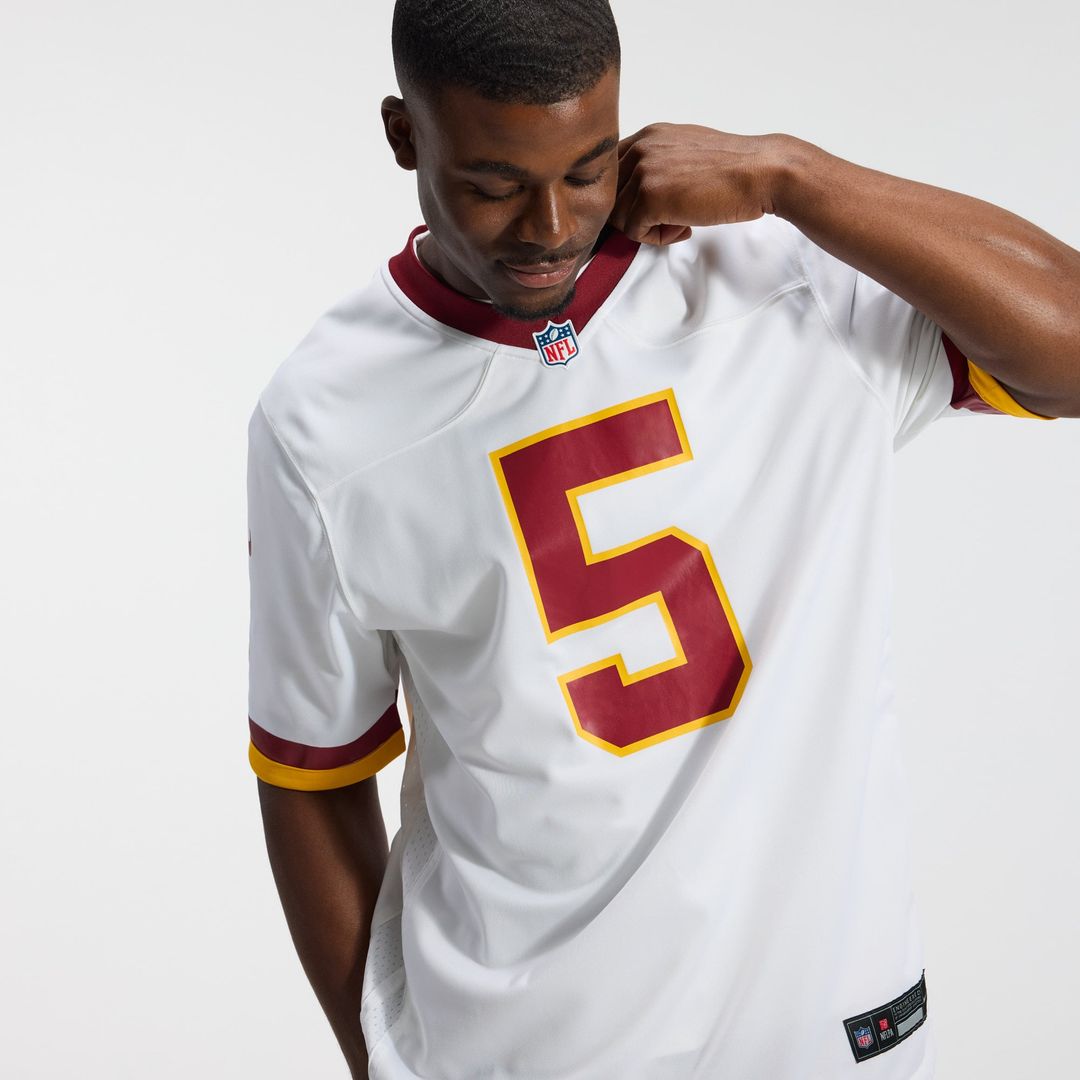 Jayden Daniels Washington Commanders Game Jersey - Burgundy