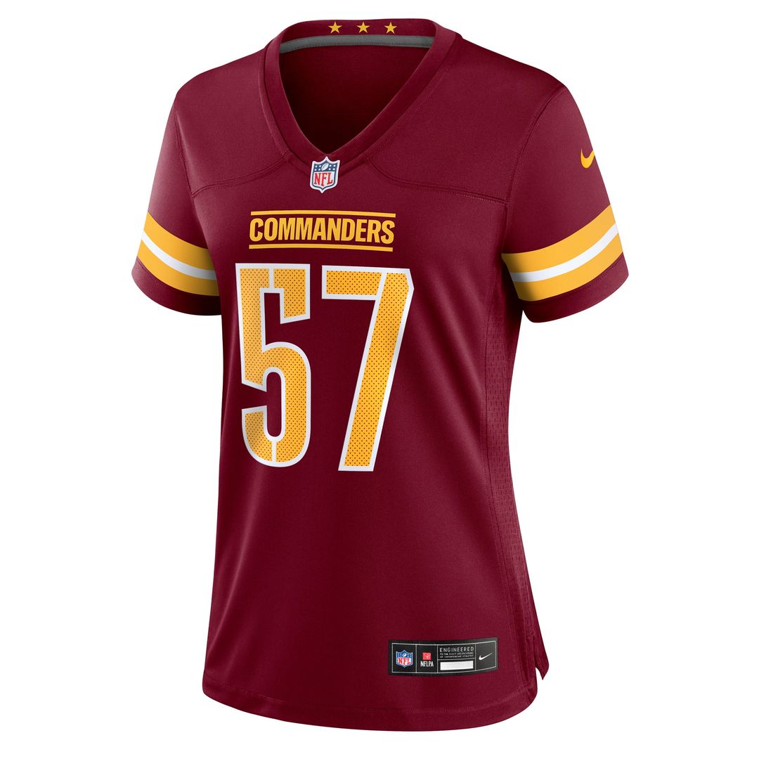 Nick Bellore Washington Commanders Women's Team Game Jersey - Burgundy